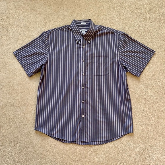 Van Heusen Black Button Down Shirt